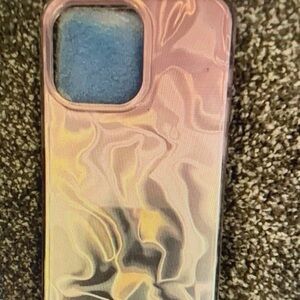 Shimmering Phone Case with Iridescent Finish